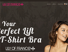 Tablet Screenshot of lilyoffrance.com